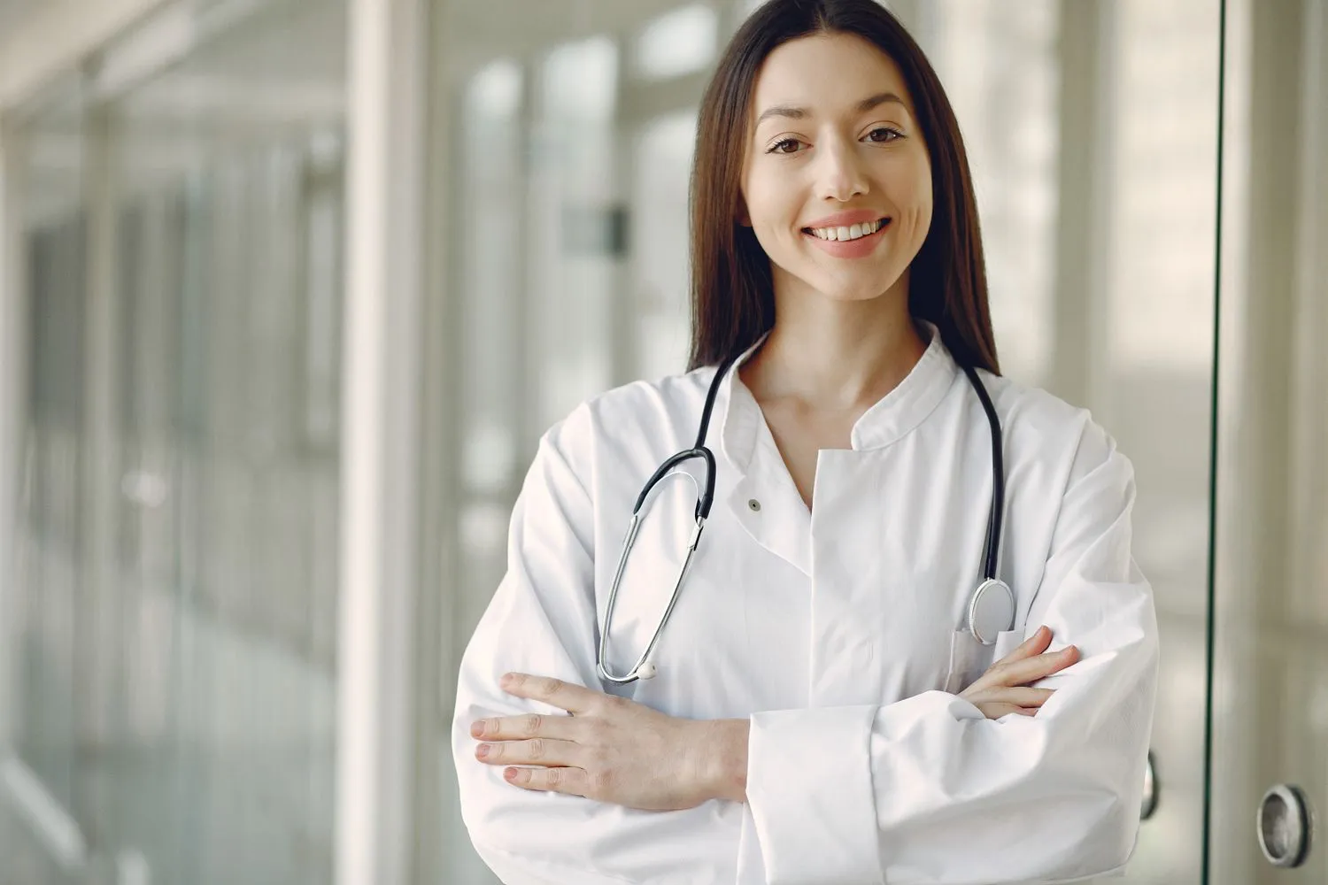 A welcoming clinician representing the practice